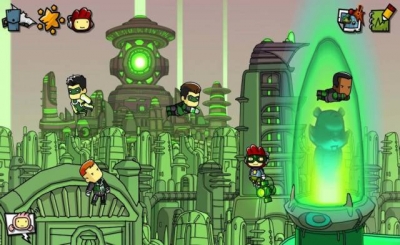 Screen ze hry Scribblenauts Unmasked: A DC Comics Adventure