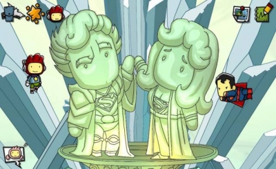 Screen ze hry Scribblenauts Unmasked: A DC Comics Adventure