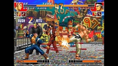 Screen ze hry King of Fighters Collection: The Orochi Saga