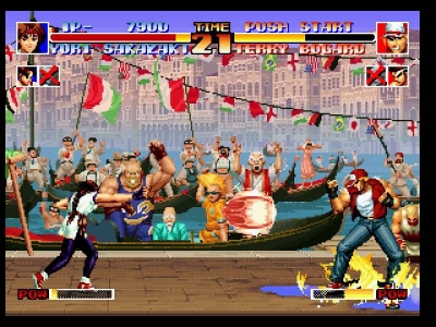 Screen ze hry King of Fighters Collection: The Orochi Saga