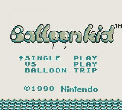 Screen ze hry Balloon Kid