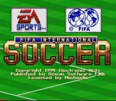 Screen ze hry FIFA International Soccer