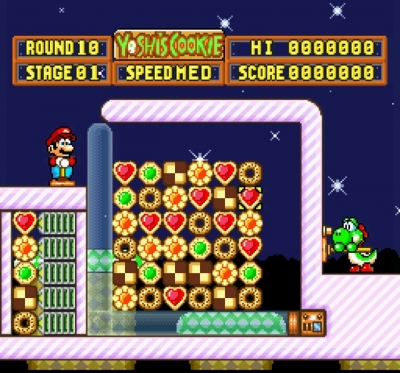 Screen ze hry Yoshis Cookie