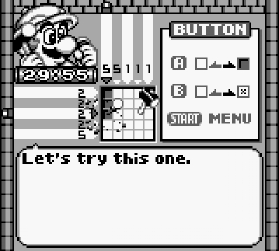 Screen ze hry Marios Picross