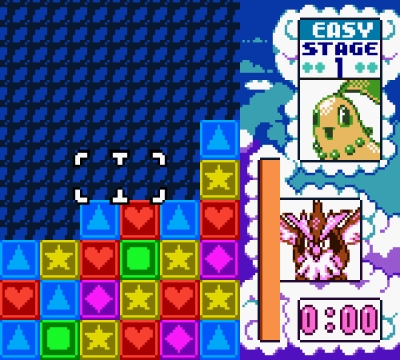 Screen ze hry Pokemon Puzzle Challenge