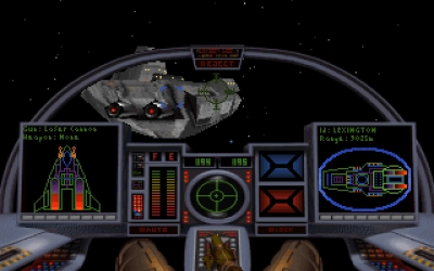 Screen ze hry Wing Commander Armada