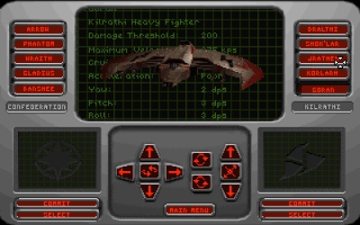 Screen ze hry Wing Commander Armada