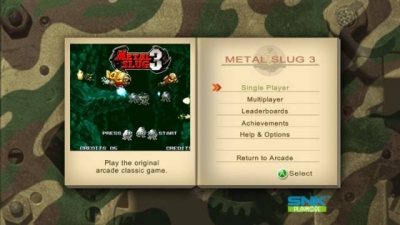 Screen ze hry Metal Slug 3