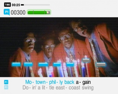 Screen ze hry SingStar 90s