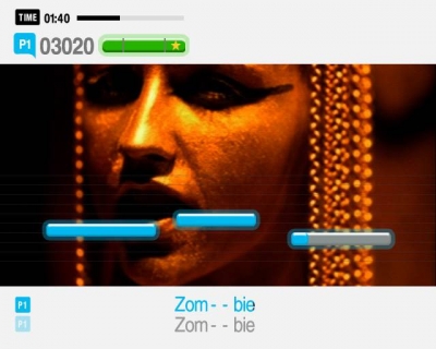 Screen ze hry SingStar 90s