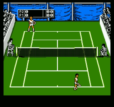 Screen ze hry Jimmy Connors Tennis