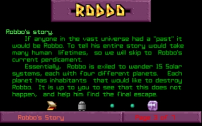 Screen ze hry Adventures of Robbo