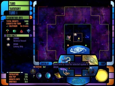 Screen ze hry Star Trek: The Next Generation - Birth of the Federation