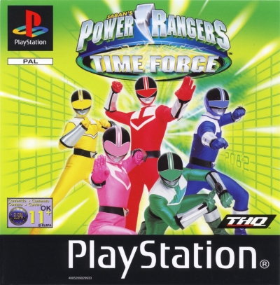 Obal hry Power Rangers time force