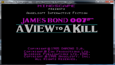 Screen ze hry James Bond 007: A View to a Kill