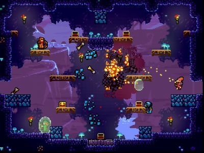 Screen ze hry TowerFall Ascension