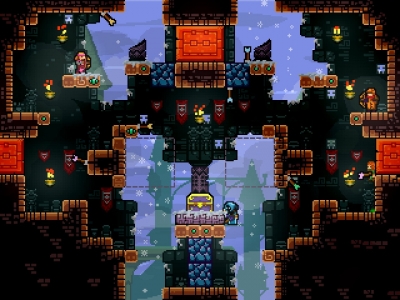 Screen ze hry TowerFall Ascension