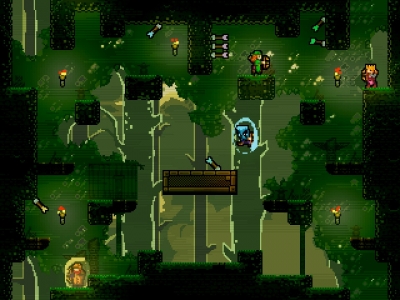 Screen ze hry TowerFall Ascension