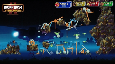 Screen ze hry Angry Birds: Star Wars 2