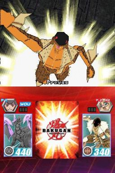 Screen ze hry Bakugan: Battle Brawlers