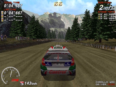 Screen ze hry Sega Rally 2 Championship