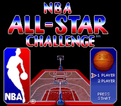 Screen ze hry NBA All-Star Challenge