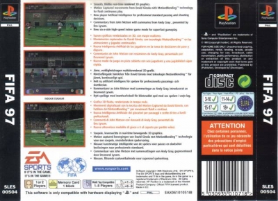 Screen ze hry FIFA Soccer 97