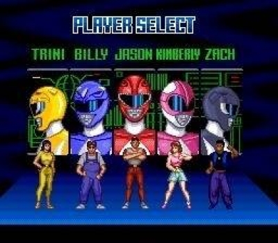 Screen ze hry Mighty Morphin Power Rangers