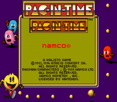 Screen ze hry Pac-in-Time