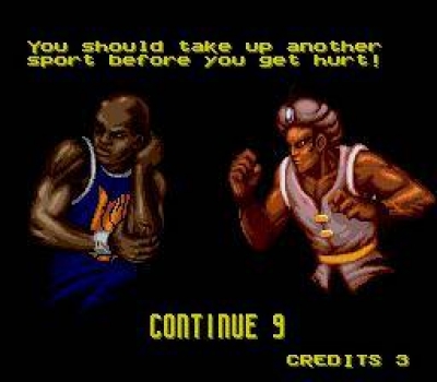 Screen ze hry Shaq Fu