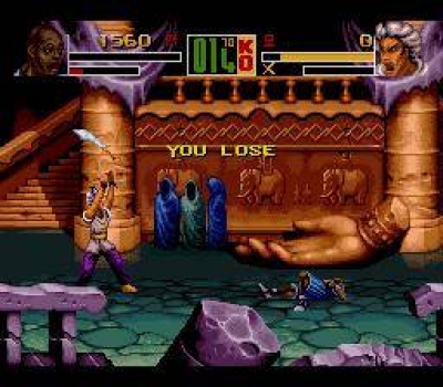 Screen ze hry Shaq Fu