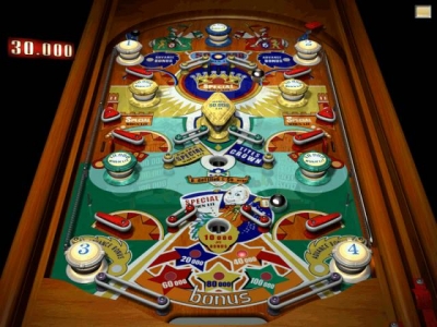Screen ze hry Microsoft Pinball Arcade