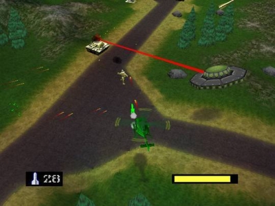 Screen ze hry Army Men: Air Combat