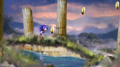 Artwork ke he Sonic the Hedgehog