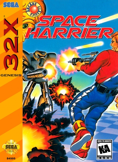 Obal hry Space Harrier