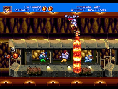 Screen ze hry Gunstar Heroes