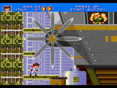 Screen ze hry Gunstar Heroes