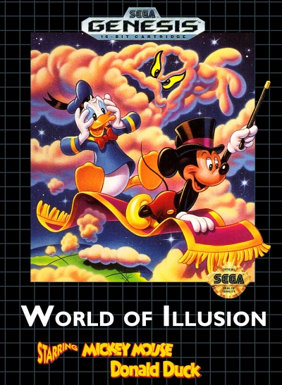 Obal hry World of Illusion Starring Mickey Mouse and Donald Duck