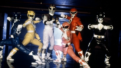 Artwork ke he Mighty Morphin Power Rangers