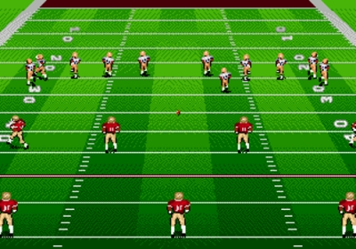 Screen ze hry Bill Walsh College Football 95