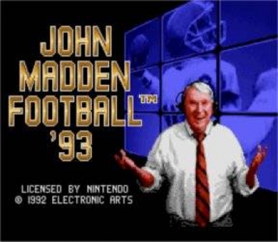 Screen ze hry John Madden Football 93