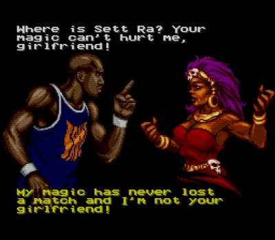 Screen ze hry Shaq Fu