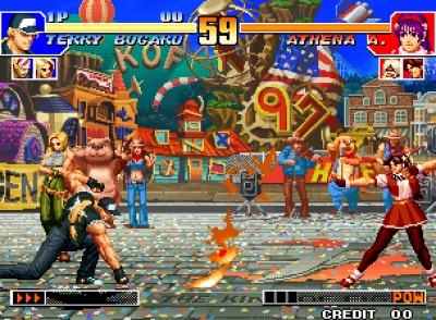 Screen ze hry The King of Fighters 97