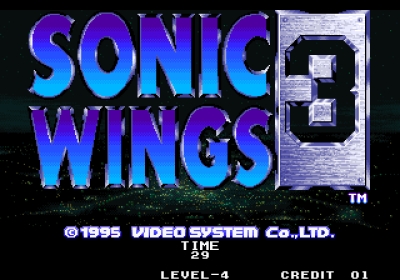 Screen ze hry Sonic Wings 3