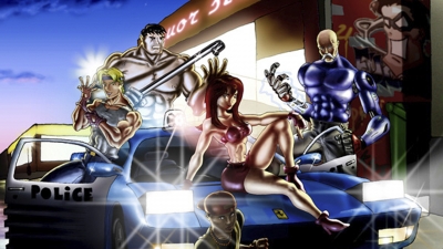 Artwork ke he Streets of Rage 3