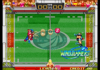 Screen ze hry WindJammers