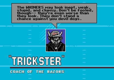 Screen ze hry Mutant League Football