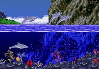 Screen ze hry Ecco the Dolphin