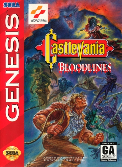 Obal hry Castlevania: Bloodlines