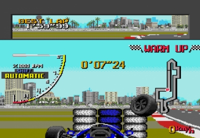 Screen ze hry Ayrton Sennas Super Monaco GP II